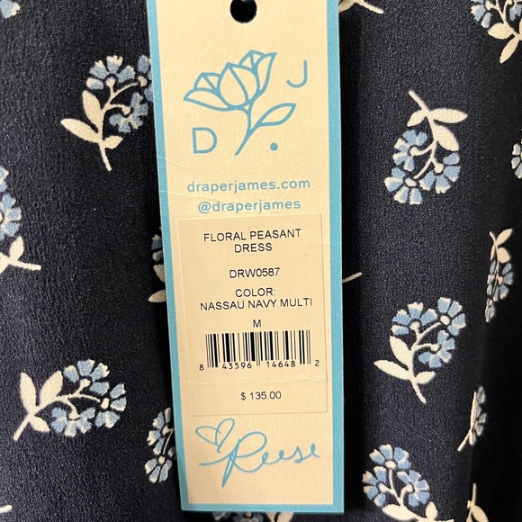 NWT Draper James floral peasant dress - Picture 5 of 5